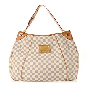 Louis Vuitton Galliera GM Damier Azur Shoulder Bag authentic
